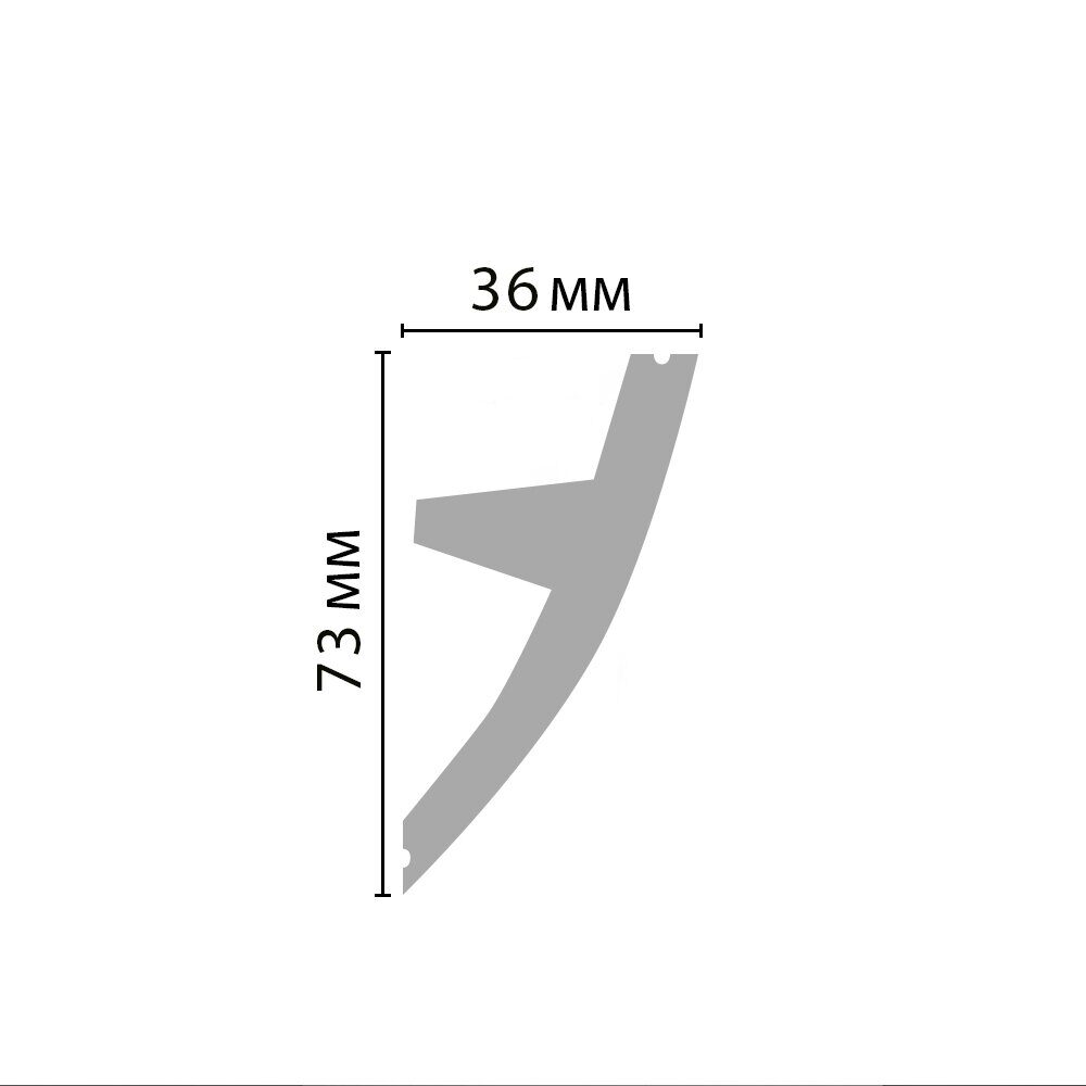 Карниз Decomaster D502 ДМ