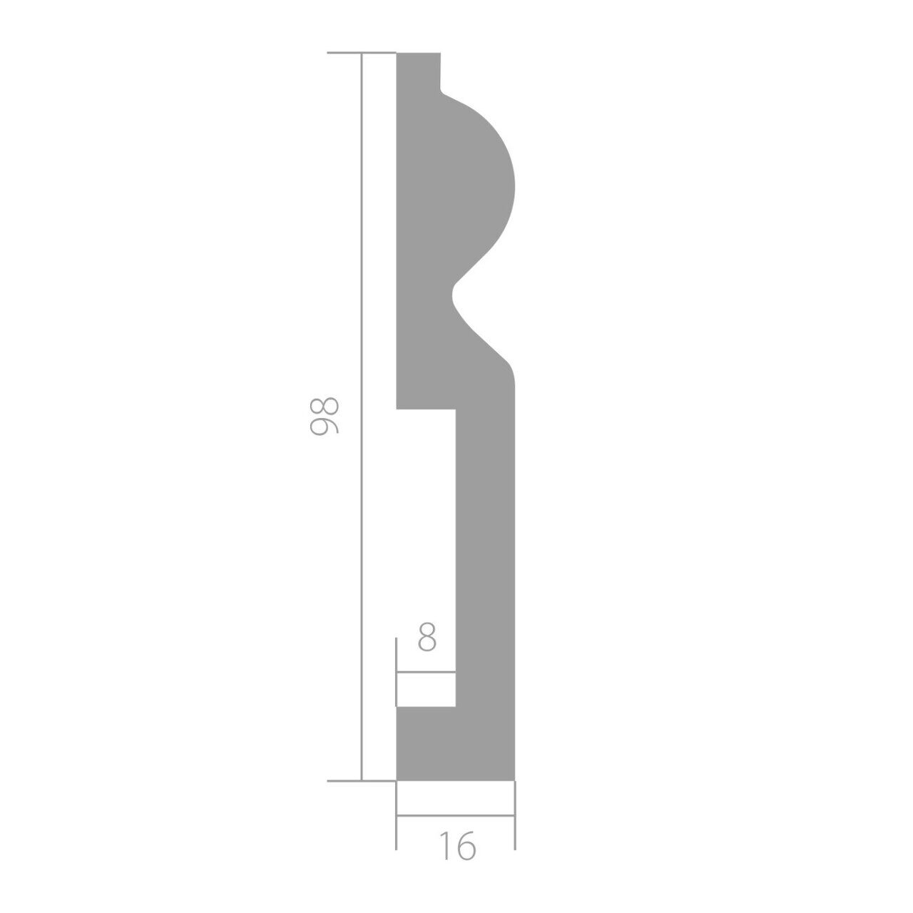 Плинтус Ultrawood Base 0018 i